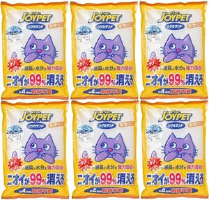 JOYPET(ジョイペット) 猫砂 シリカサンドクラッシュ 4.6L×6個 (まとめ買い)