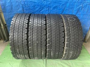 215/70R17.5 123/121J ブリジットW970 トラックタイヤ4本 8mm～9mm 送料無料