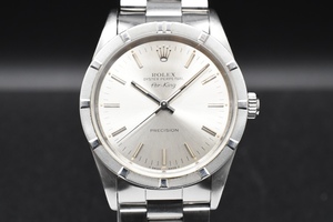 ROLEX OYSTER PERPETUAL Air-King PRECISION Ref:14010 ロレックス エアキング シルバーダイヤル S番 ■25365