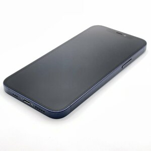 中古品 Apple アップル iPhone 12 64GB ブルー SIMロック解除済み SIMロックなし SIMフリー