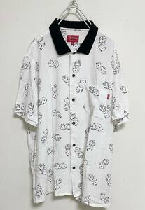 送料230円〜 Supreme シュプリーム 19SS Dice Rayon S/S Shirts ダイスレーヨン半袖シャツ size L