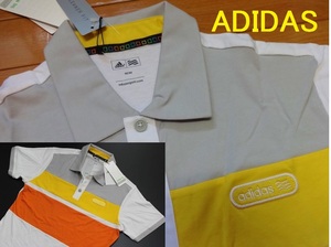 新品 ADIDAS GOLF ドライポロシャツ M【 胸囲 約９５ｃｍ 】綿混テーラーメード 父の日ギフト