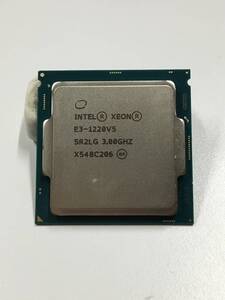 B2407)Intel XEON E3-1220V5 3.00GHz SR2LG Socket 1151 中古動作品