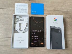 ★Google Pixel6a チャコール SIM フリー グーグルピクセル 取り消しされた為再出品