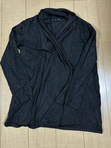 ★ZARA KNIT(ザラ)★ニットカーディガン★羽織りロングカーディガン★長袖★シンプルオシャレ★グレー★L★