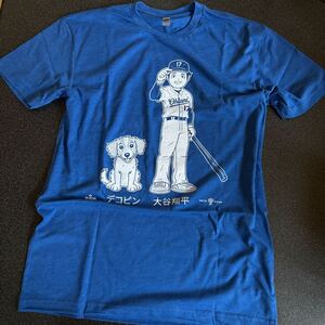 新品 ドジャース 大谷 デコピン Tシャツ 半袖　 Sサイズ