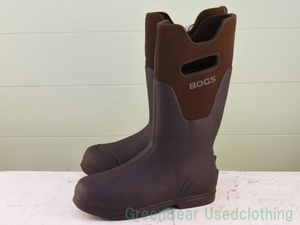 Y089◆メンズ BOGS ワークブーツ 新古品 茶 ブラウン US12 EU45 30cm