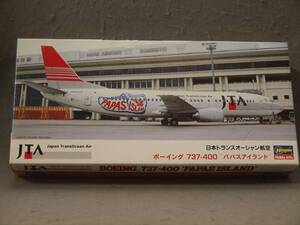 1/200 JTA日本トランスオーシャン航空 ボーイング 737-400 ’パパスアイランド’ ハセガワ 10639