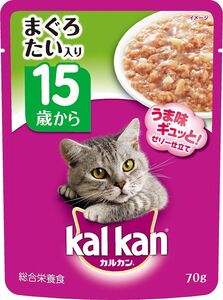 カルカン パウチ KWP54 15歳から まぐろとたい 70g 猫用 キャットフード