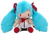 中古ぬいぐるみ 初音ミク ふわぷち Lぬいぐるみ“初音ミク-シャイニー” 「初音ミク Project DIVA MEGA39