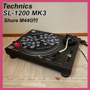 Technics テクニクス SL-1200MK3 ターンテーブル レコードプレーヤー DJターンテーブル レコードプレイヤー SHURE M44G