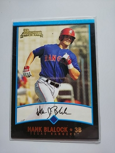 2001 Bowman Hank Blalock RC