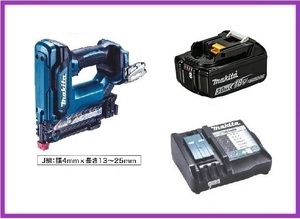 マキタ 18V 充電式ピンタッカ PT353DZK+充電器(DC18RF)[USB端子付]+バッテリ(BL1830B)[3.0Ah]【日本国内・マキタ純正品・新品】