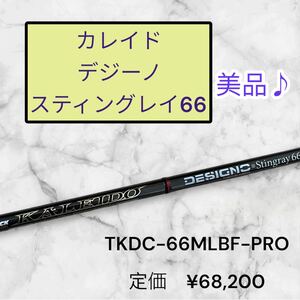 【美品】EVERGREEN カレイド　デジーノ　スティングレイ66 エバーグリーン　KALEIDO DESIGNO stingray66 スピニングロッド　