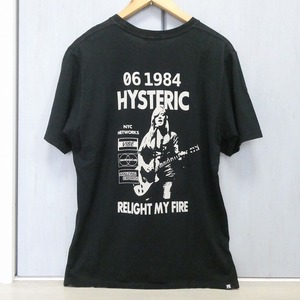 HYSTERIC GLAMOUR ヒステリックグラマー メンズ トップス 半袖 Tシャツ ガールプリント ブラック/ギター