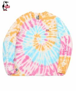 CHUMS HWYC L/S T-Shirt Tie-Dye SPR チャムス HWYC ロングスリーブ Tシャツ（メンズ）タイダイSPR ロンTee CH01-2276／XXL／2XL