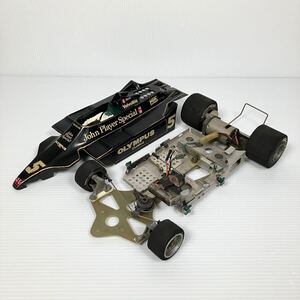 タミヤ 1/10 JPS ロータス79 競技用スペシャル CS 旧F1シャーシ ボディ LOTUS79 ジャンク 部品取り 当時物