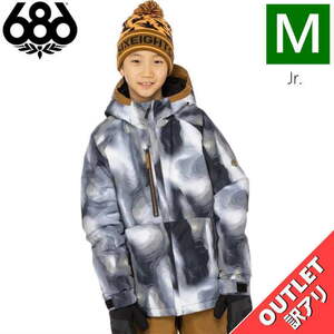 【OUTLET】 23 686 BOYS STATIC INSULATED JKT CREVASSE Mサイズ 子供用 スノーボード ウェア JACKET アウトレット