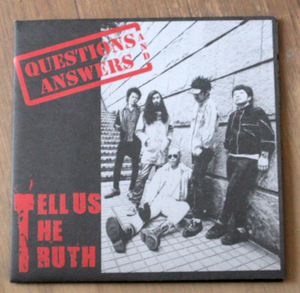 Questions And Answers - Tell Us The Truth / EP / Punk, Oi, パンク