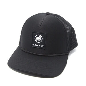 美品 MAMMUT マムート メッシュキャップ 1191-01340 Crag Cap Logo L/XL スナップバック ブラック 黒 28009116