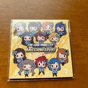 未使用品★アイドルマスター ミリオンライブ ローソン コラボ メモ帳 非売品