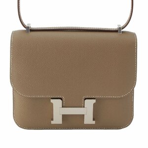 【エルメス】Hermes　B刻印 コンスタンス 3 ミニ 18 ミロワール エプソン ショルダーバッグ エトゥープ【中古】214866