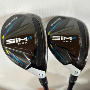 送料無料★SIM2MAX US 4U 5U 2本セット VENTUS BLUE 6 Rフレックス 22°25° シム テーラーメイド RESCUE TaylorMade 管理番号14475