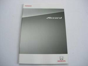 純正カタログ　Honda ホンダ　ACCORD アコードセダン　CU2 　2008年12月　 ホンダスポーツセダン