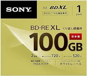 ソニー ビデオ用ブルーレイディスク (1枚パック) 日本製 BNE3VCPJ2(BD-RE 3層:2倍速 1枚パック)