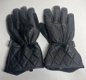 【新品同様】ウエストライド 防水 オールウェザーレザーグローブ 手袋リストパッド ALL WEATHER GLOVE WRIST PADD ブラック M 