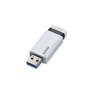 【新品】【5個セット】 エレコム USBメモリー/USB3.1（Gen1）対応/ノック式/オートリターン機能付/64GB/ホワイト MF-PKU306