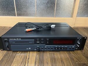 TASCAM タスカム MDデッキ MD-02 業務用MDレコーダー