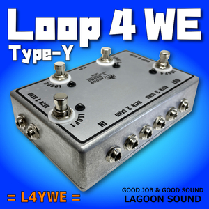 L4YWE】LOOP 4 Y《 ４ループ ライン セレクター 》=YWE=【Loop1 + Loop2 + Loop3 + Loop4/True-Bypass】 #SELECTOR #SWITCHER #LAGOONSOUND