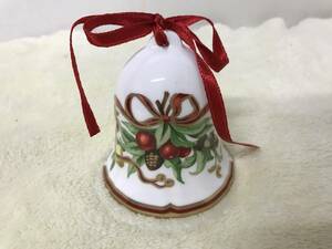 保管品　TIFFANY＆Ｃo　Tiffany Holiday　ベル　Christmas Bell Ornament Red　Gold Holly　ティファニー　置物　飾