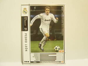 WCCF 2010-2011 EXTRA 白 ペドロ・レオン　Pedro Leon 1986 Spain　Real Madrid CF 10-11 Extra Card