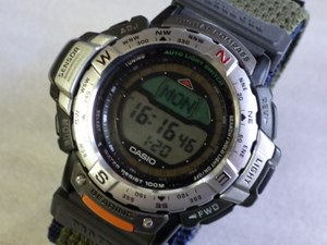 CASIO　PRO TREK　カシオ　プロトレック　PRT-35　クオーツ　デジタル　コンパス　電池交換　動作品　ｖ012015