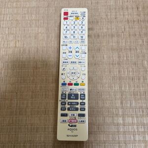 動作確認済み【SHARP】◆AQUOS◆ GB266PA BD TV テレビリモコン シャープ アクオス