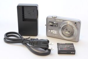 【動作美品】カシオ CASIO EXILIM EX-Z1080 シルバー 動作確認済 バッテリー 充電器 ACケーブル