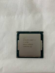 【中古動作品】CPU：intel インテル Core i7 6700 3.4GHz ソケット 1151