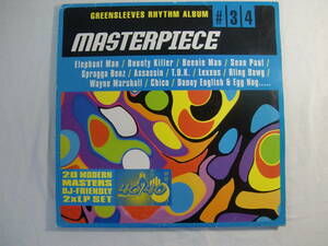 Masterpiece ２LP！　　GREENSLEEVES RHYTHM ALBUM #34 　　　- Elephant Man - Danny English & Egg Nog - Spragga Benz - Beenie Man - 