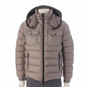 【モンクレール】Moncler　15年 メンズ EDWARD エドワード フード ダウンジャケット 41993 グレー 0 【中古】【正規品保証】195698