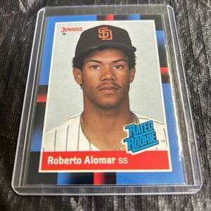1988 Donruss Rated Rookie Roberto Alomar SD Padres No.34