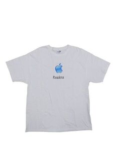 ヘインズ アップルプリントTee 半袖Tシャツ サイズ XL ホワイト HANES 中古品