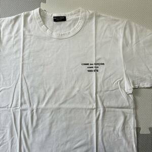 新品 COMME des GARCONS HOMME PLUS コムデギャルソンオムプリュス 99ss 1999ss AD1998 90sロゴプリントTシャツ vintage