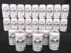 送料300円(税込)■yy007■生ビール アサヒ スーパードライ ドライクリスタル 350ml 24本【シンオク】