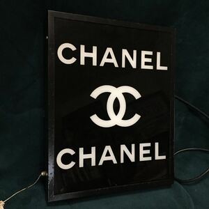 幻 非売品 ビンテージ CHANEL シャネル 本物 エルメス ルイ ヴィトン バッグ 店舗 什器 照明 ディスプレイ ネオン サイン RRL 看板 CELUX