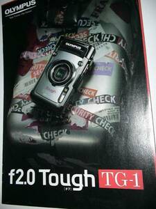 △【カタログのみ】OLYMPUS　ｆ2.0 Tough TG-1　2012/5　P12　カメラ本体ではありません。