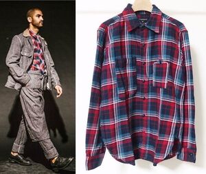 Engineered Garments エンジニアードガーメンツ Work Shirt Heavy Twill Plaid ワーク シャツ XS チェック