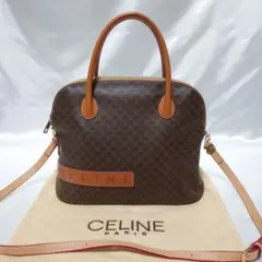 美品 CELINE マカダム柄 2way ハンドバッグ