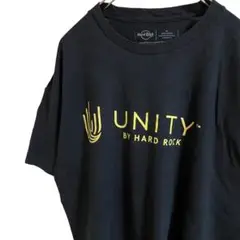 送料無料　hard rock Tシャツ　UNITY ブラック　XL メンズ　古着